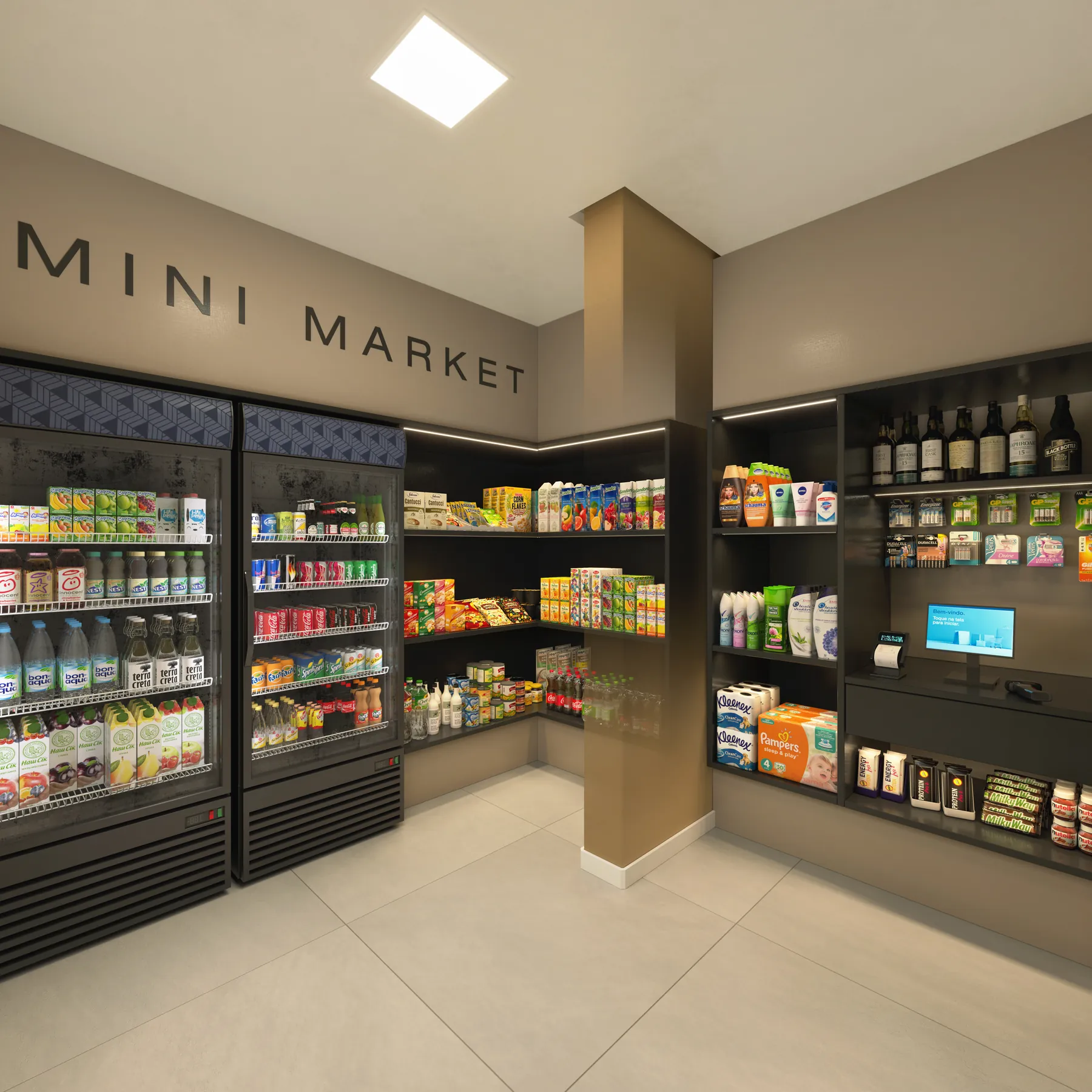 Mini Market do condomínio